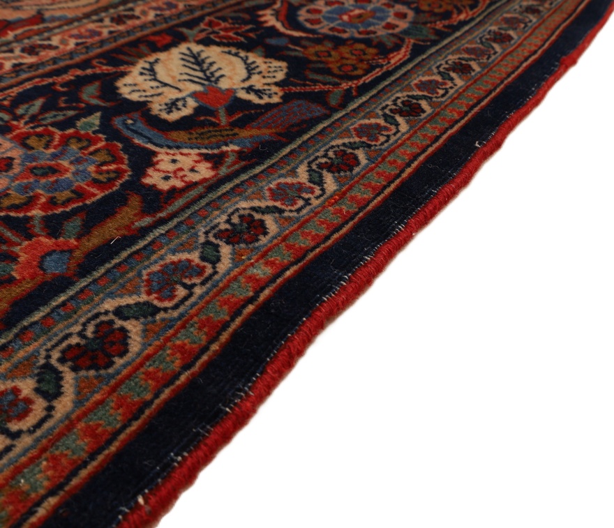 Antique Kashan Carpet 197x127
