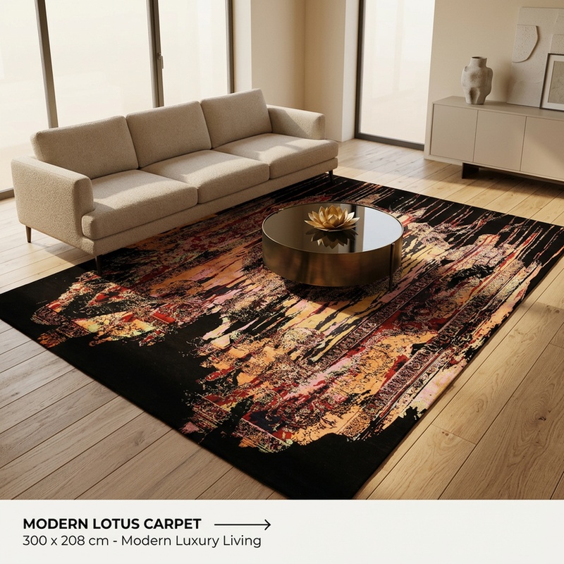 MODERN LOTUS Carpet  300x208