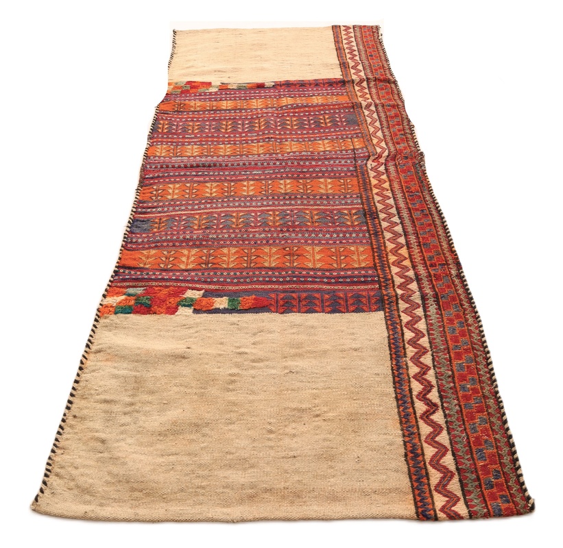 Antique Kilim Fars Carpet  230x96