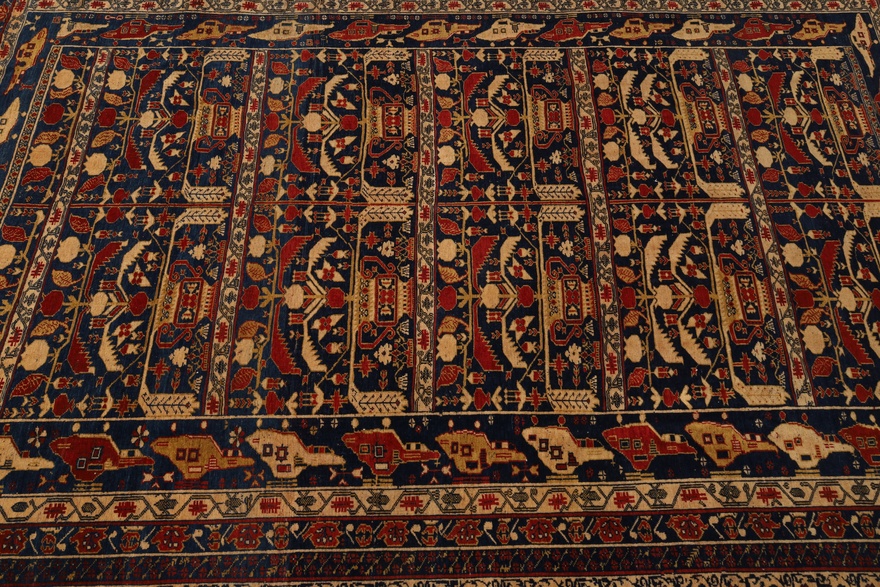 Antique Afgan Carpet 273x197