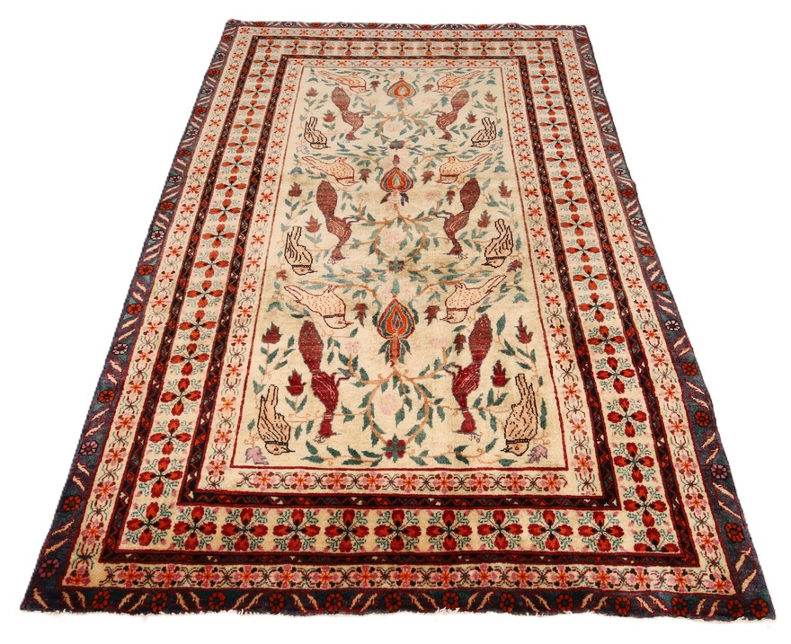 Antique  Baluch Carpet 185x113