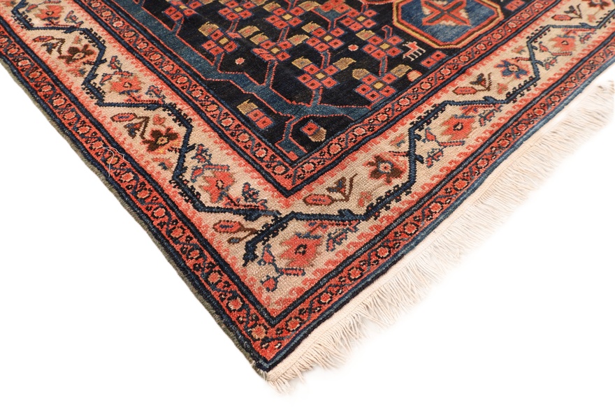 Antique Malayer Carpet 201x126