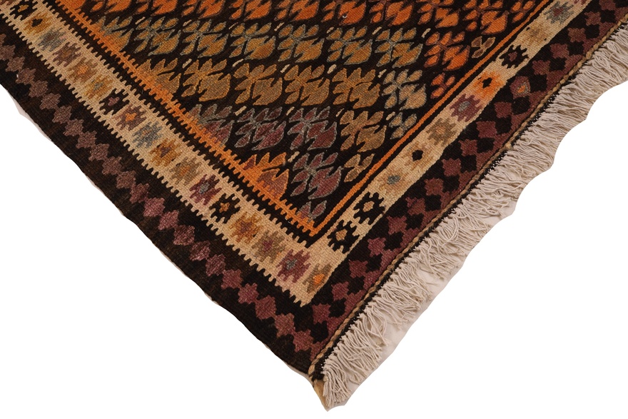 Antique Kilim Fars Carpet  280x110