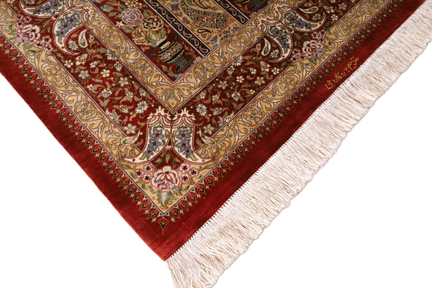 Qum Silk Carpet 125x80