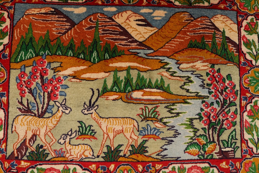 Sarouk Carpet  76x59
