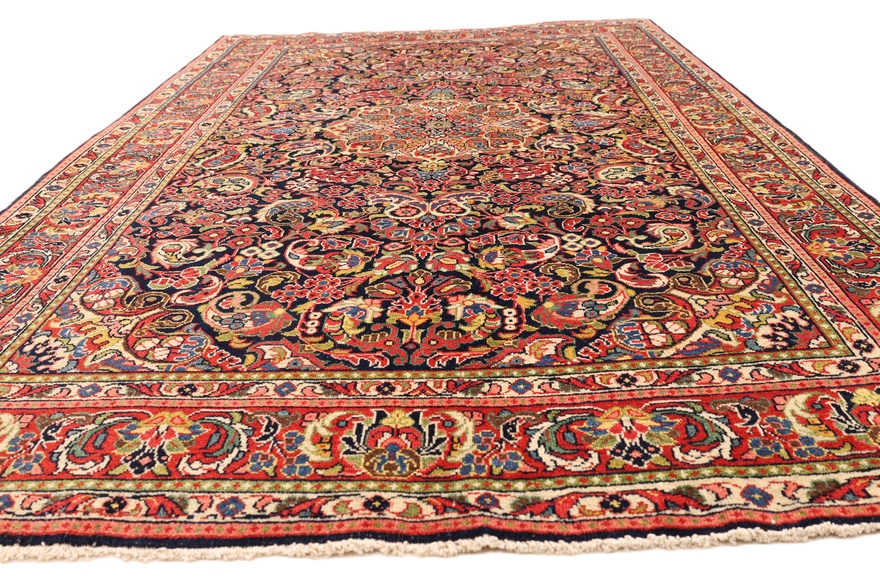 Antique Sarouk Carpet  200x134