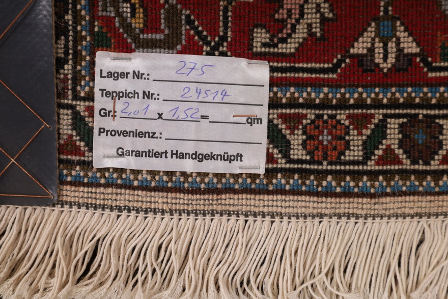 Tabriz 40 Raj Mashahdi Akbar  Carpet  201x152