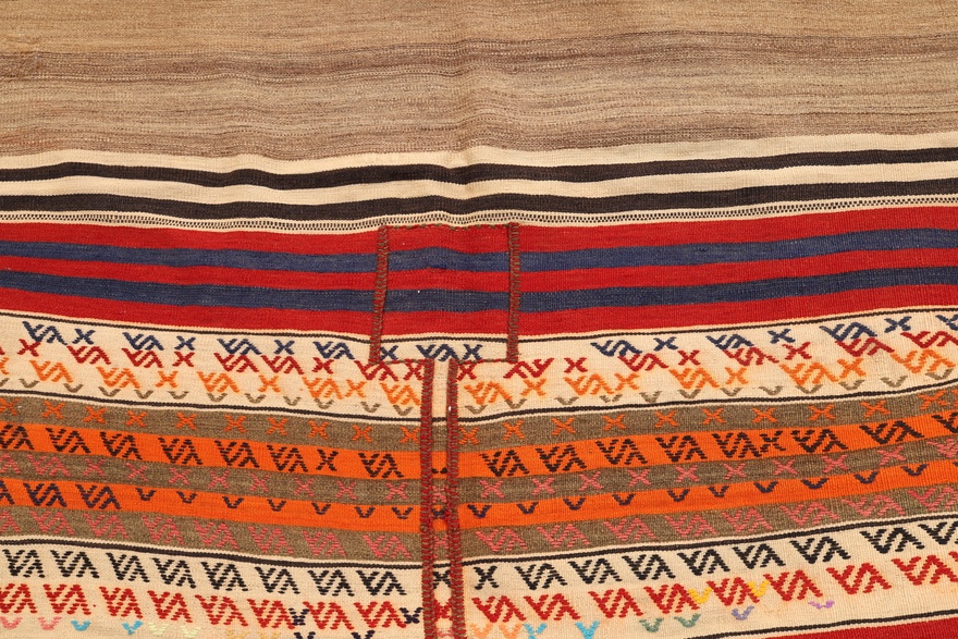 Antique Kilim Fars Carpet  171x125