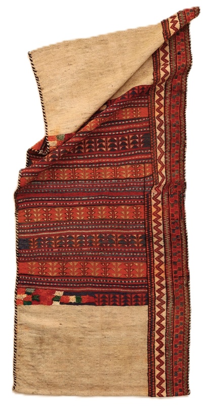 Antique Kilim Fars Carpet  230x96