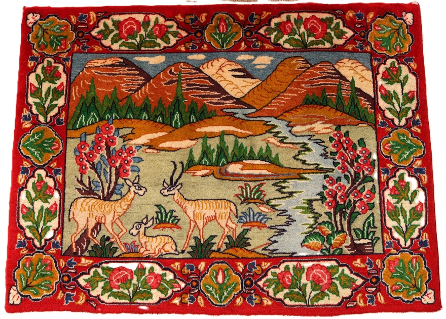 Sarouk Carpet  76x59