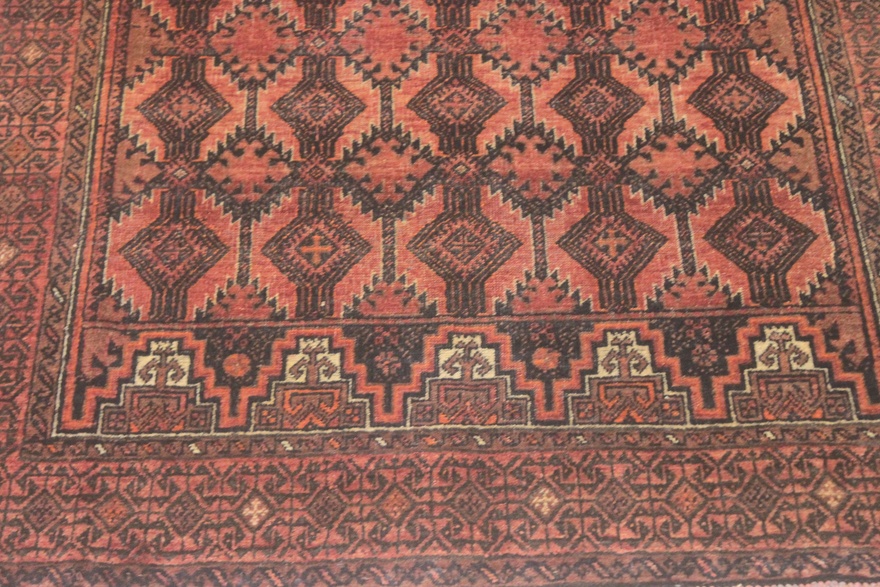 Antique Baluch Carpet 189x96
