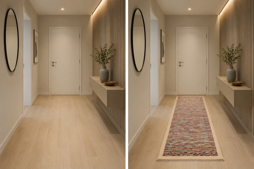 Gabbeh Carpet 296x77