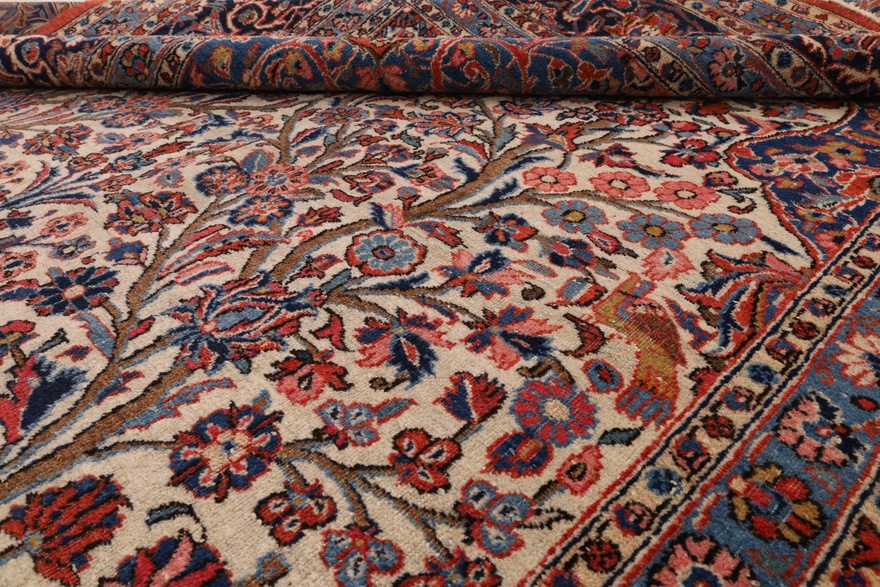 Kashan Antique Carpet 343x230