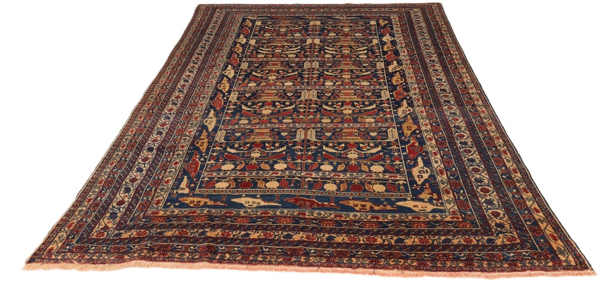 Antique Afgan Carpet 273x197