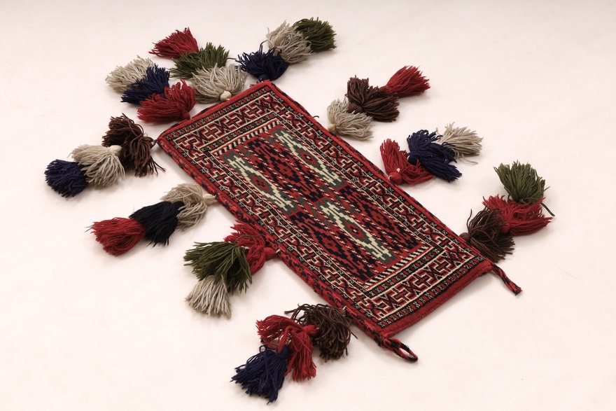 Antique Turkaman Carpet  55x21