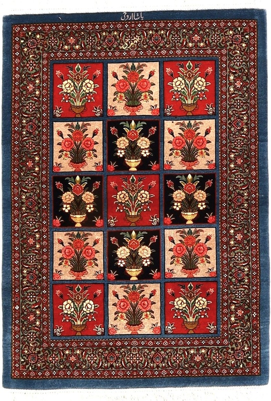 Bidjar Tagave Silknkette Carpet  118x84