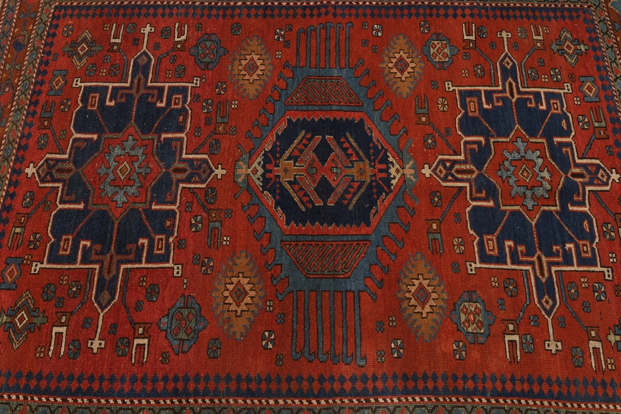 Antique Heriz Carpet  190x153