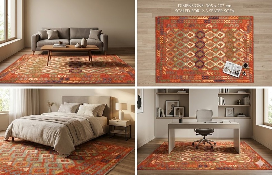 Kilim Carpet 305x207