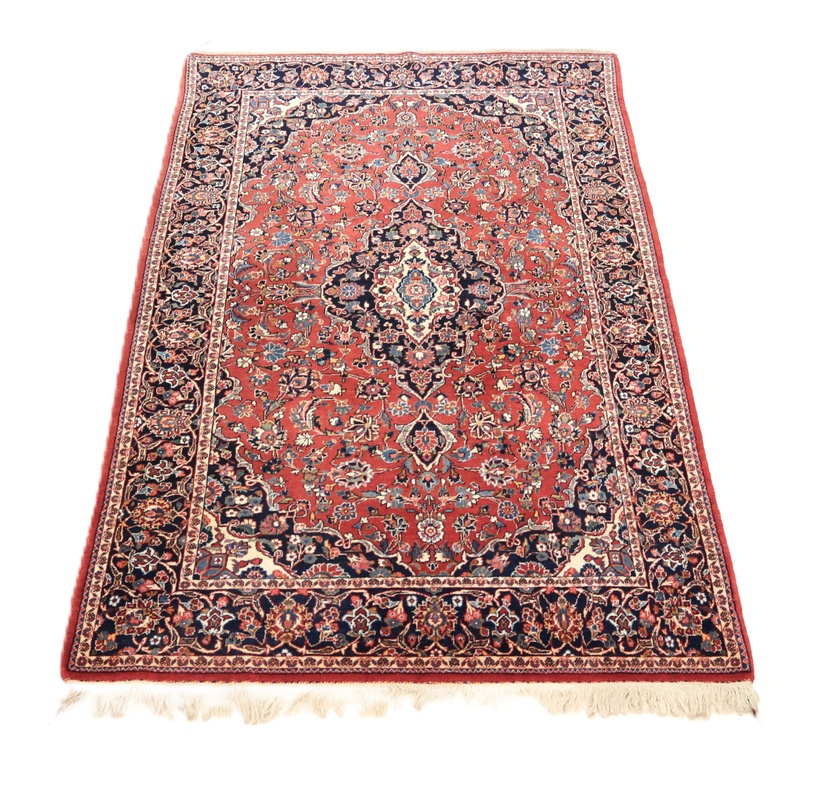 Antique Kashan Carpet 192x138