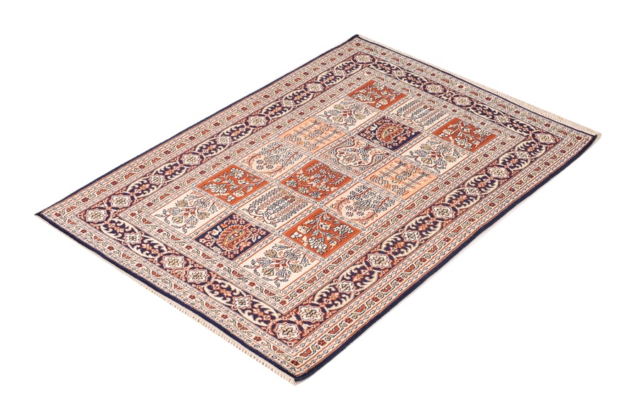 Kashmir Silk Carpet 124x82