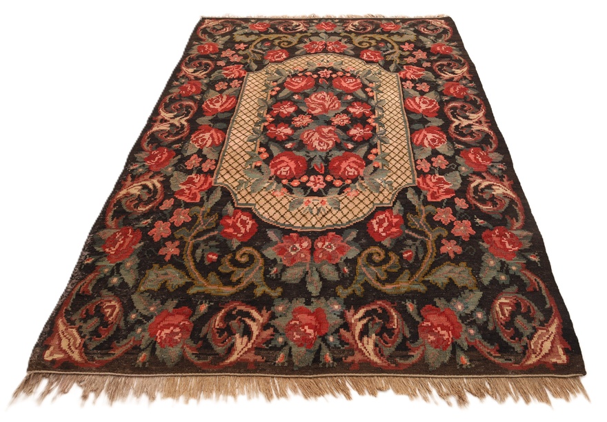 Antique Kilim Rose  Carpet  253x173