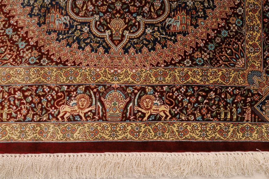 Qum Silk Carpet 118x80