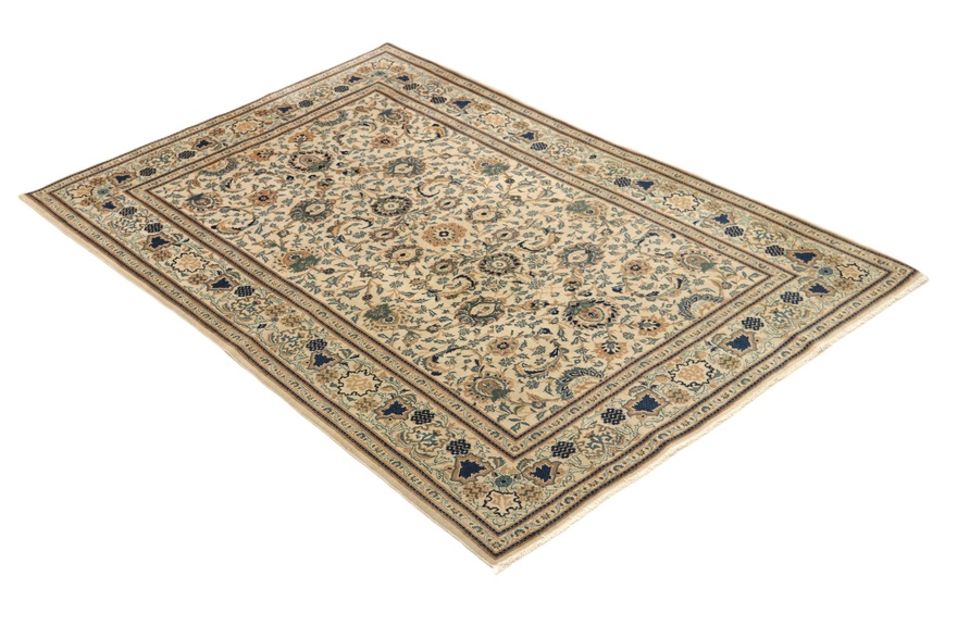 Antique Kashan Carpet  208x135