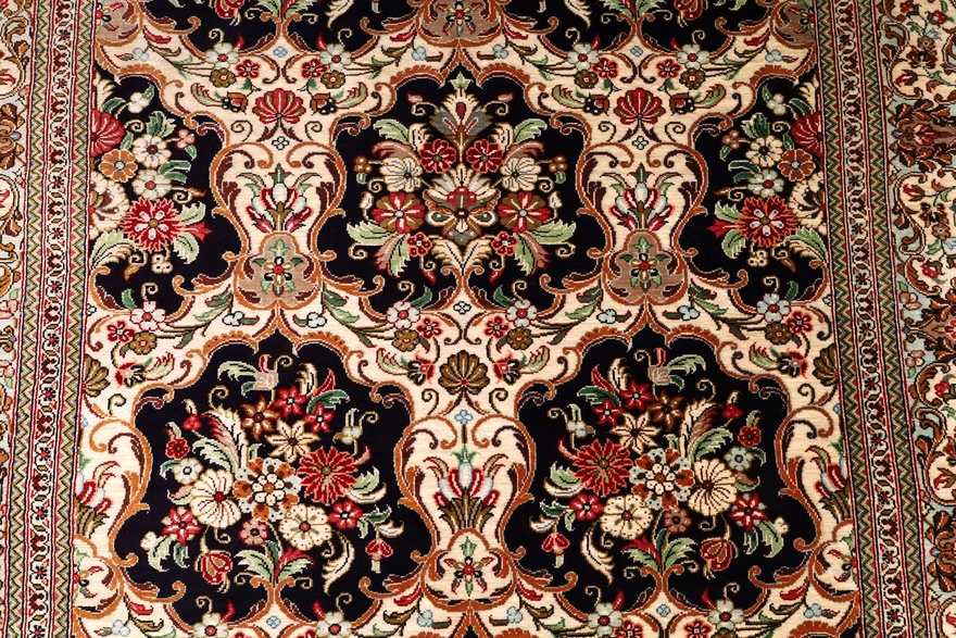 Qum Silk Carpet 114x80