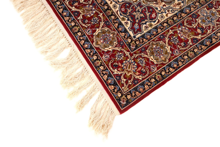 Isfahan Silk Warp Carpet 170x109