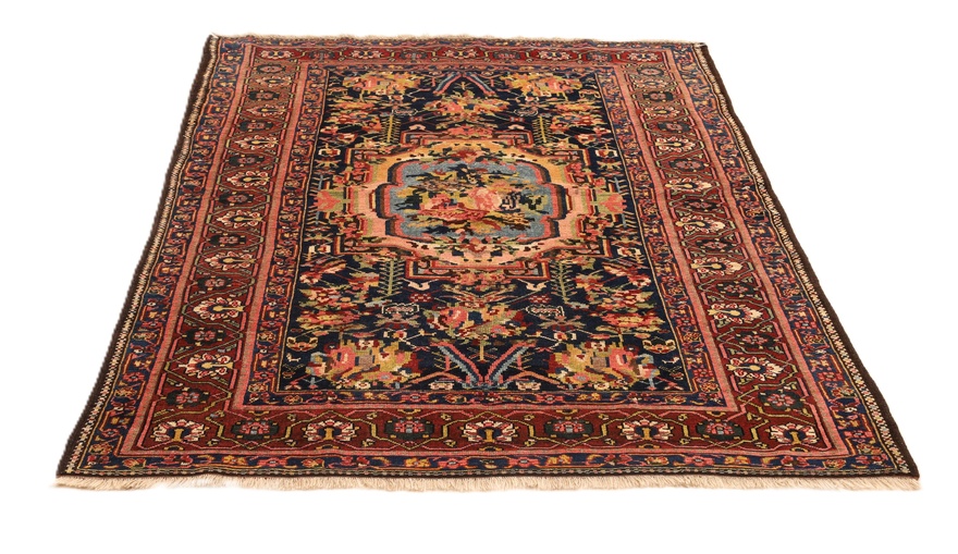 Antique Bakhtiari Farah Dombeh Carpet 211x148