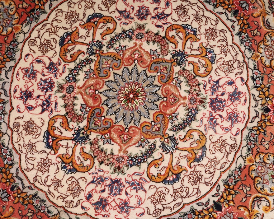 Tabriz50Raj Carpet 95x95