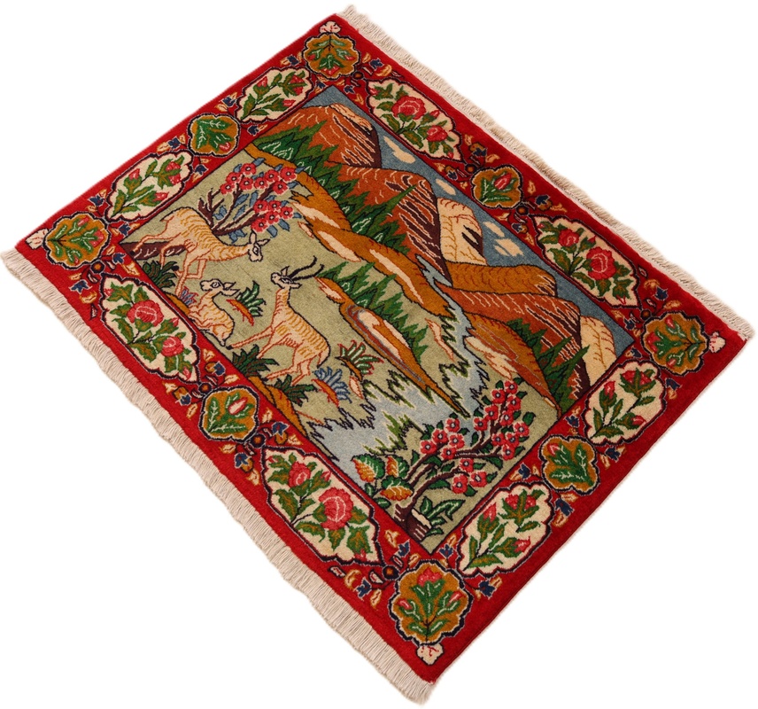 Sarouk Carpet  76x59