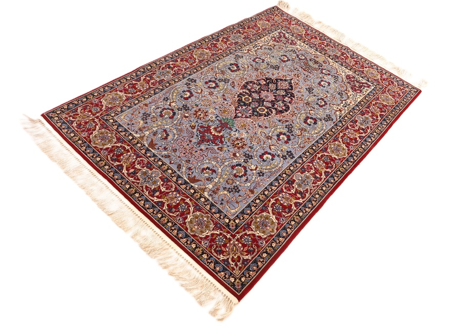 Isfahan Silk Warp Carpet 170x109