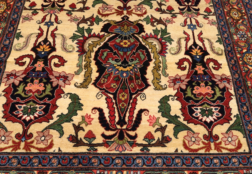 Senneh Yasha oruje Silknkette Carpet  153x121