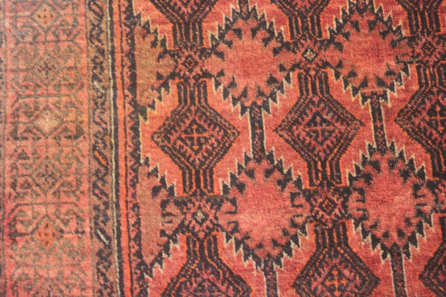 Antique Baluch Carpet 189x96