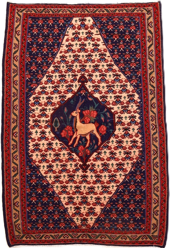 Antique Kilim Carpet 157x106