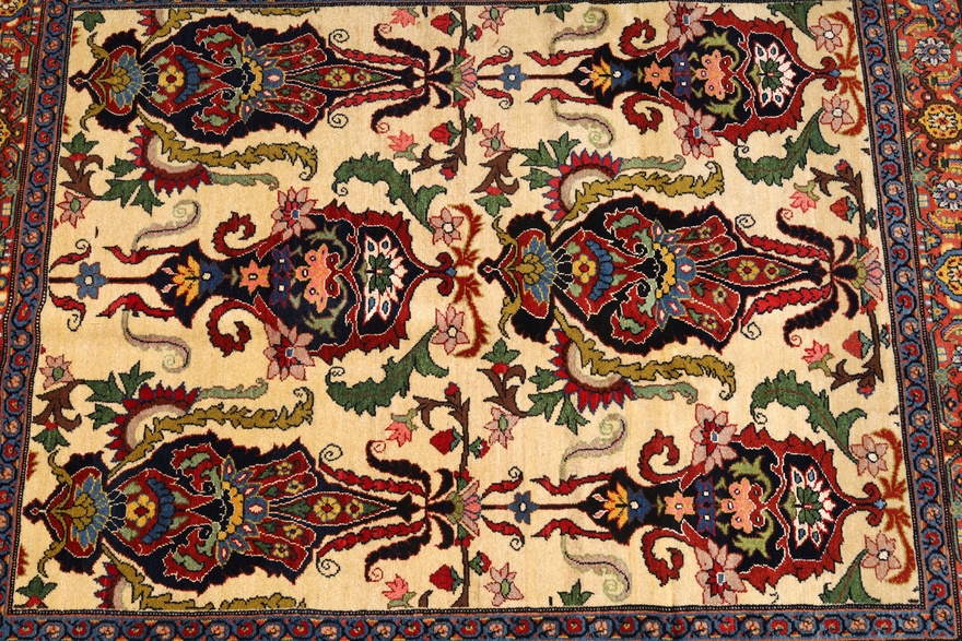 Senneh Yasha oruje Silknkette Carpet  153x121