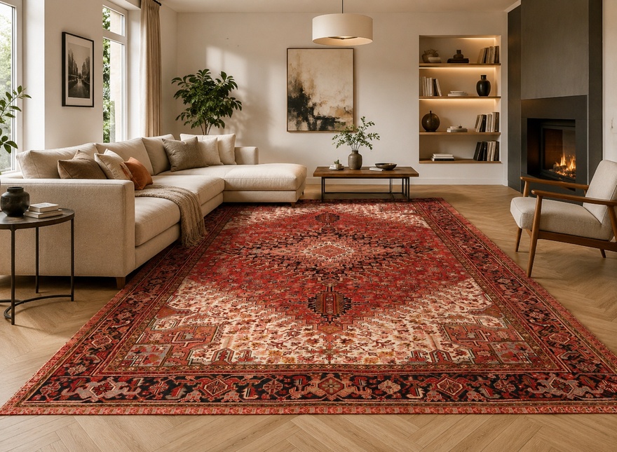 Heriz Carpet  376x297