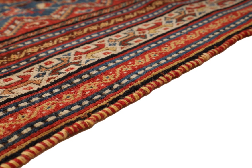 Antique Ghashghai Carpet 243x145