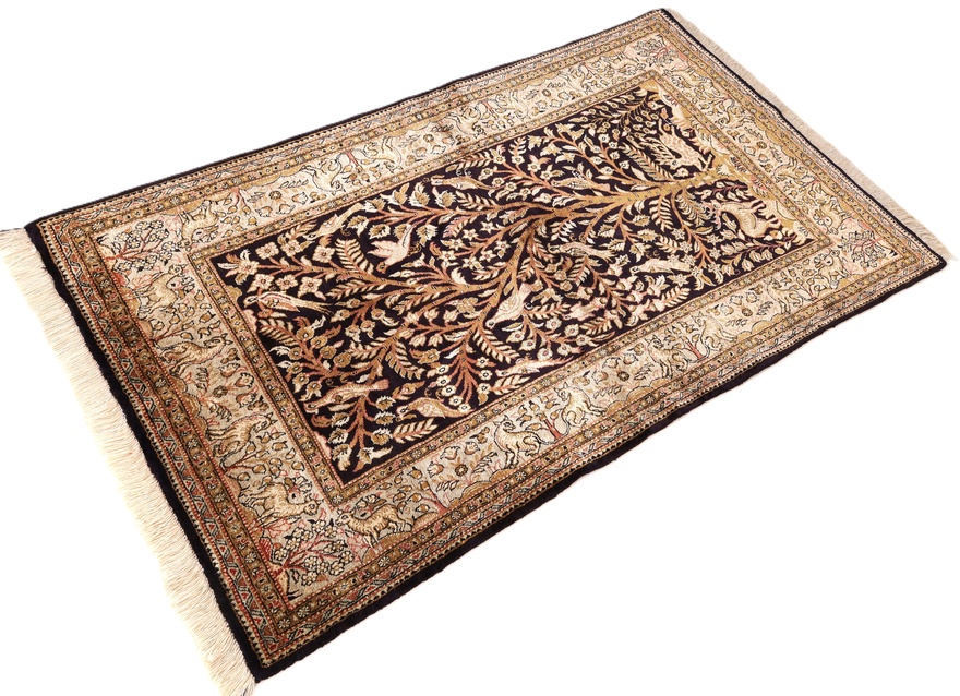 Qum Silk Carpet 130x75