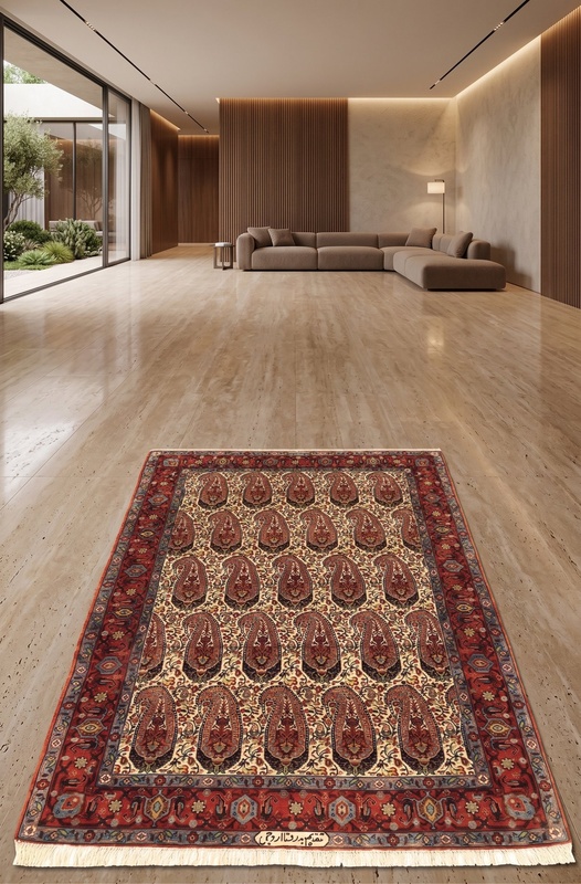 Senneh Yasha oruje Silknkette Carpet  176x117