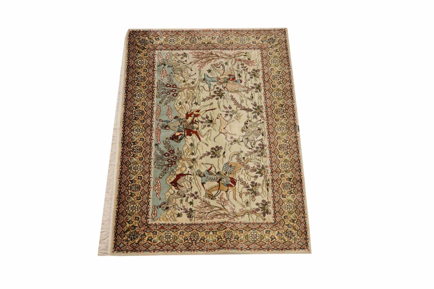 Hereke Silk Carpet 93x57