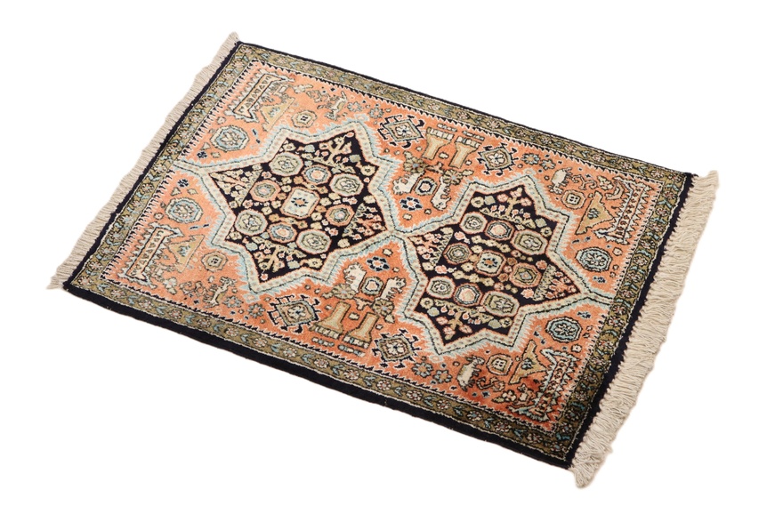 Qom Silk Carpet  80x60