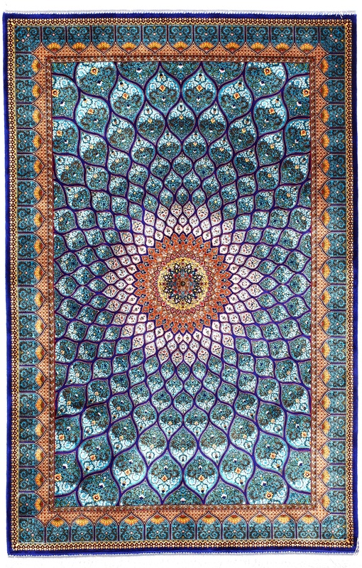 Ghom Geometric design Carpet 150x100