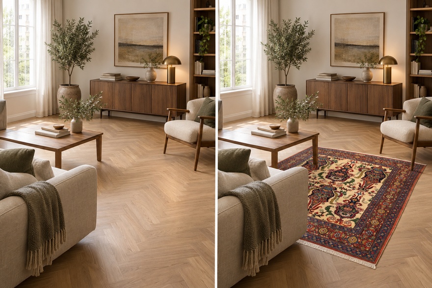 Senneh Yasha oruje Silknkette Carpet  153x121