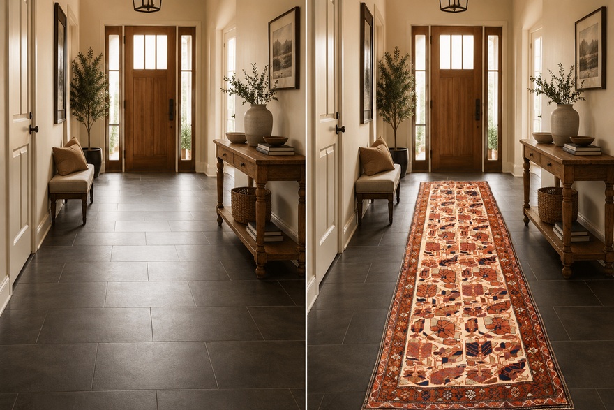 Antique Azerbeijan Carpet  310x110