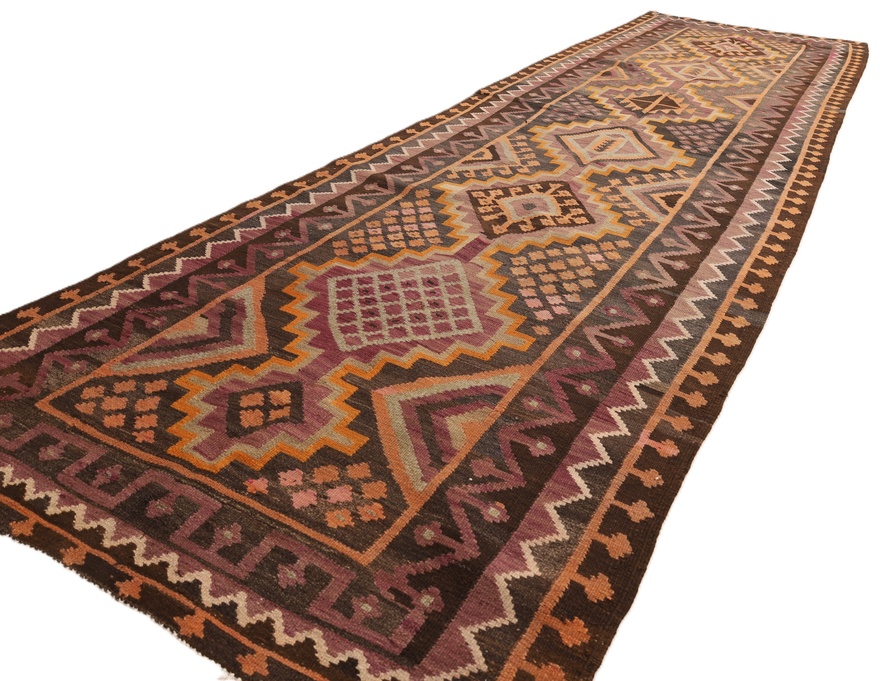 Antique Kilim Carpet  387x120