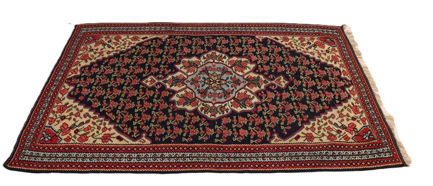 Antique Kilim Senneh Carpet  196x121