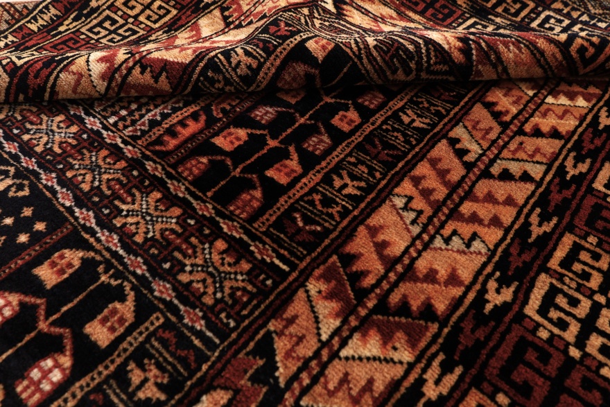 Antique Baluch Carpet  132x89