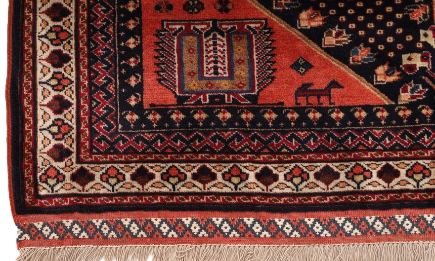 Antique Sirjan Carpet  95x53